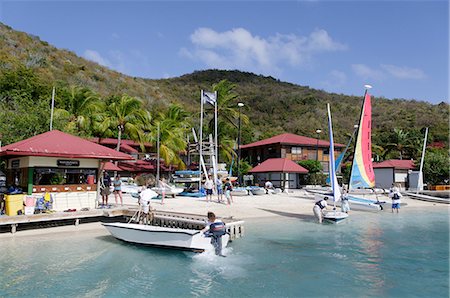 Bitter End Yacht Club, Virgin Gorda Island, British Virgin Islands, West Indies, Caribbean, Central America Foto de stock - Con derechos protegidos, Código: 841-06616432