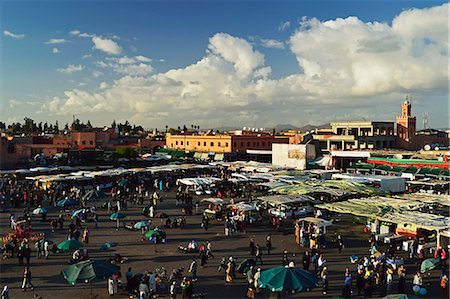 Jemaa El Fna, Medina, Marrakesh, Morocco, North Africa, Africa Foto de stock - Con derechos protegidos, Código: 841-06616499