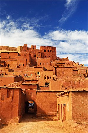 Kasbah of Ait-Benhaddou, UNESCO World Heritage Site, Morocco, North Africa, Africa Stock Photo - Rights-Managed, Code: 841-06616525