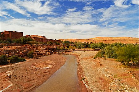 River, Ait-Benhaddou, Morocco, North Africa, Africa Photographie de stock - Rights-Managed, Code: 841-06616528