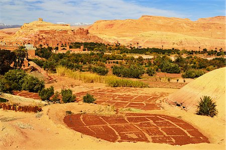 View of Ait-Benhaddou, UNESCO World Heritage Site, Morocco, North Africa, Africa Photographie de stock - Rights-Managed, Code: 841-06616520