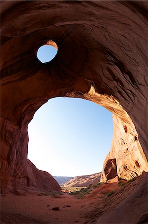 Sun's Eye, Monument Valley Navajo Tribal Park, Utah, United States of America, North America Stockbilder - Lizenzpflichtiges, Bildnummer: 841-06616854