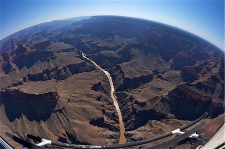 Aerial photo of Colorado River and the Grand Canyon from Papillon  Helicopter, Grand Canyon National Park, UNESCO World Heritage Site, Arizona, United States of America, North America Foto de stock - Con derechos protegidos, Código: 841-06616869