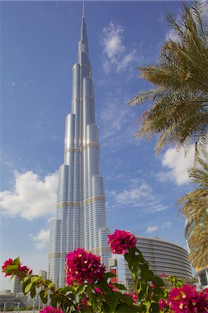 dubai - The Burj Khalifa, World's tallest building, Dubai, United Arab Emirates, Middle East Stock Photo - Rights-Managed, Code: 841-06616876