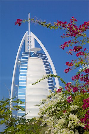 Burj Al Arab, Dubai, United Arab Emirates, Middle East Foto de stock - Direito Controlado, Número: 841-06616895