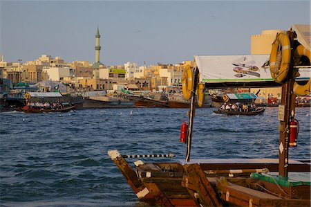 Water taxi on The Creek, Dubai, United Arab Emirates, United Arab Emirates, Middle East Stock Photo - Rights-Managed, Code: 841-06616902