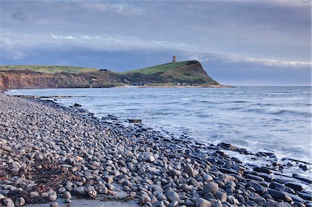 pebbles on beach - Kimmeridge Bay on the Dorset coast at sunset, Jurassic Coast, UNESCO World Heritage Site, Dorset, England, United Kingdom, Europe Stock Photo - Rights-Managed, Code: 841-06617001