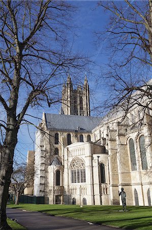 Canterbury Cathedral, UNESCO World Heritage Site, Canterbury, Kent, England, United Kingdom, Europe Stockbilder - Lizenzpflichtiges, Bildnummer: 841-06804382