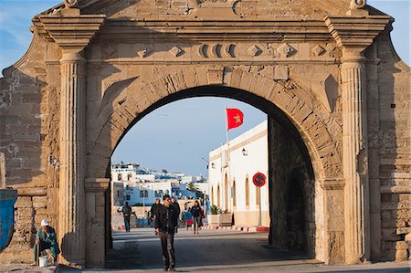 simsearch:841-02920026,k - Entrance gate to the old city of Essaouira, formerly Mogador, UNESCO World Heritage Site, Morocco, North Africa, Africa Photographie de stock - Rights-Managed, Code: 841-06804543