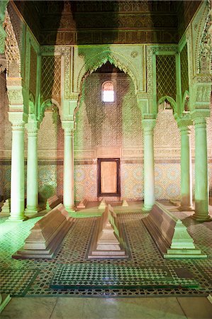 simsearch:841-07204246,k - Interior of the Saadien Tombs, Marrakech, Morocco, North Africa, Africa Foto de stock - Direito Controlado, Número: 841-06804557