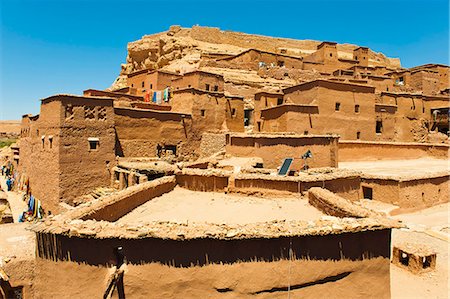 Inside Kasbah Ait Ben Haddou, UNESCO World Heritage Site, near Ouarzazate, Morocco, North Africa, Africa Foto de stock - Con derechos protegidos, Código: 841-06804608