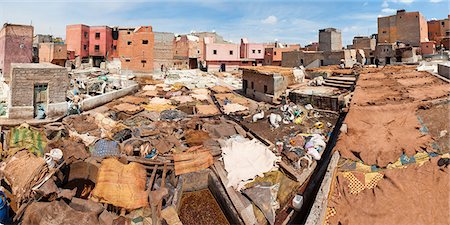 simsearch:841-09256702,k - Tannery in Old Medina, Marrakech, Morocco, North Africa, Africa Stock Photo - Rights-Managed, Code: 841-06804601