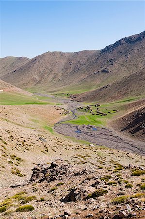 Berber village, Oukaimeden, High Atlas Mountains, Morocco, North Africa, Africa Foto de stock - Con derechos protegidos, Código: 841-06804641