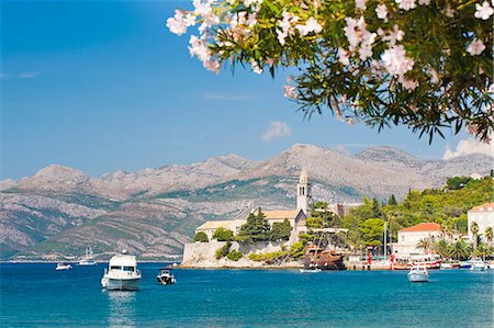 dalmatinische küste - Franciscan Monastery, Lopud Island, Elaphiti Islands (Elaphites), Dalmatian Coast, Adriatic Sea, Croatia, Europe Stockbilder - Lizenzpflichtiges, Bildnummer: 841-06804831