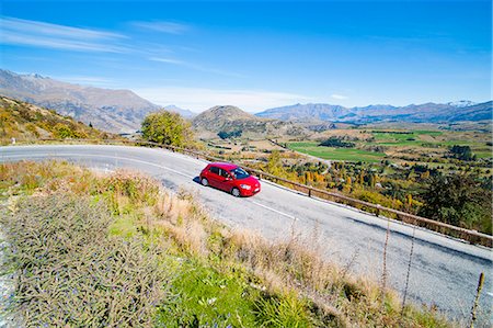 south island - Driving on the West Coast of South Island, New Zealand, Pacific Photographie de stock - Rights-Managed, Code: 841-06804850