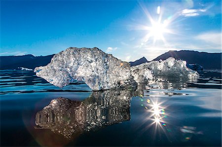 photos ice floats - Floating ice, Vikingbukta (Viking Bay), Scoresbysund, Northeast Greenland, Polar Regions Stock Photo - Rights-Managed, Code: 841-06804909