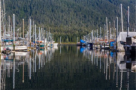 The Norwegian fishing town of Petersburg, Southeast Alaska, United States of America, North America Stock Photo - Rights-Managed, Code: 841-06805216