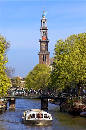 simsearch:841-06344572,k - Westerkerk Tower and Prinsengracht Canal, Amsterdam, Netherlands, Europe Stockbilder - Lizenzpflichtiges, Bildnummer: 841-06805302