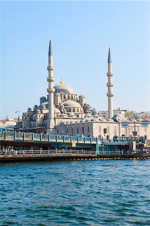 religious architecture - Yeni Cami (New Mosque), Istanbul Old city, Turkey, Europe Stock Photo - Rights-Managed, Code: 841-06805419