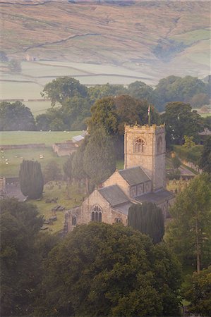 english countryside - Church, Burnsall, Yorkshire Dales National Park, Yorkshire, England, United Kingdom, Europe Foto de stock - Con derechos protegidos, Código: 841-06805509