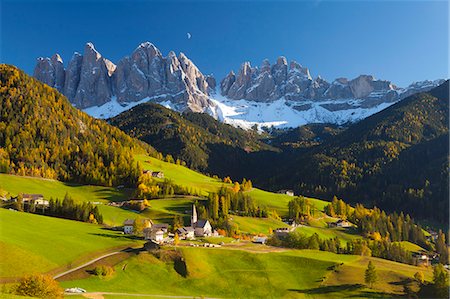 St. Magdalena, Val di Funes, Trentino-Alto Adige, Dolomites, South Tyrol, Italy, Europe Photographie de stock - Rights-Managed, Code: 841-06805548