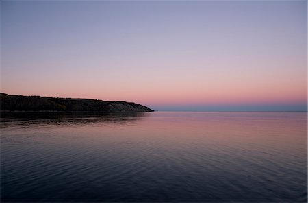 quebec river - Sunset on the Saguenay River, Quebec Province, Canada, North America Stock Photo - Rights-Managed, Code: 841-06805628