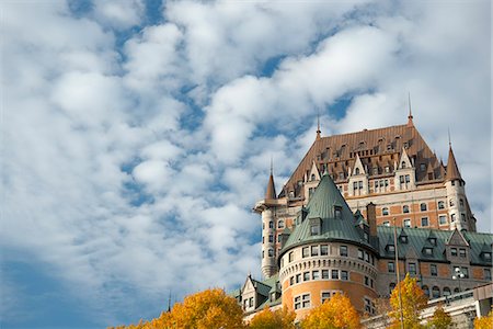 del canada - A view of the Chateau Frontenac, Quebec City, Quebec Province, Canada, North America Fotografie stock - Rights-Managed, Codice: 841-06805622