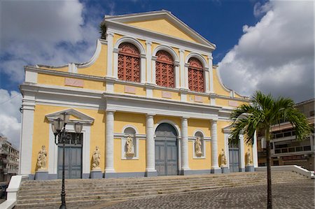 Cathedral, Point-a-Pitre, Guadeloupe, Leeward Islands, West Indies, Caribbean, Central America Photographie de stock - Rights-Managed, Code: 841-06805695