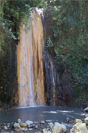 soufriere - Botanical gardens, Diamond Falls, Soufriere, St. Lucia, Windward Islands, West Indies, Caribbean, Central America Stock Photo - Rights-Managed, Code: 841-06805698