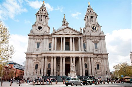 simsearch:841-02899286,k - St. Paul's Cathedral entrance, London, England, United Kingdom, Europe Foto de stock - Direito Controlado, Número: 841-06805788