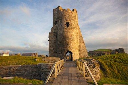 Aberystwyth Castle, Ceredigion, West Wales, United Kingdom, Europe Stockbilder - Lizenzpflichtiges, Bildnummer: 841-06805819