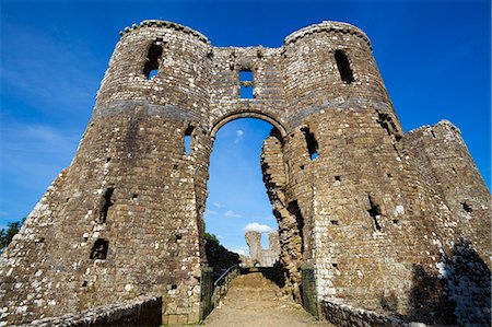 Llawhaden Castle, Pembrokeshire, Wales, United Kingdom, Europe Foto de stock - Con derechos protegidos, Código: 841-06805823