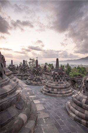 Borobudur, UNESCO World Heritage Site, Java, Indonesia, Southeast Asia, Asia Stock Photo - Rights-Managed, Code: 841-06805908