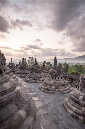 Borobudur, UNESCO World Heritage Site, Java, Indonesia, Southeast Asia, Asia Photographie de stock - Rights-Managed, Code: 841-06805908