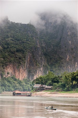 Mekong River, Laos, Indochina, Southeast Asia, Asia Stock Photo - Rights-Managed, Code: 841-06805930
