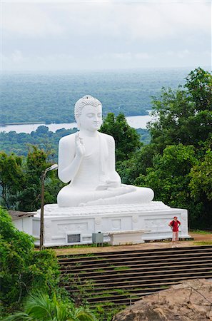 The Great seated Buddha at Mihintale, Sri Lanka, Asia Stock Photo - Rights-Managed, Code: 841-06806014