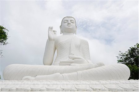 sitting buddha statue - The Great seated Buddha at Mihintale, Sri Lanka, Asia Stock Photo - Rights-Managed, Code: 841-06806015