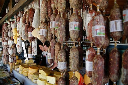 salami - Local food stall selling salamies and cheese near Tafi del Valle, Salta Province, Argentina, South America Stock Photo - Rights-Managed, Code: 841-06806172