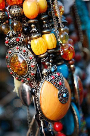 souvenir - Jewellery at the flea market in Jaffa, Tel Aviv, Israel, Middle East Stock Photo - Rights-Managed, Code: 841-06806287