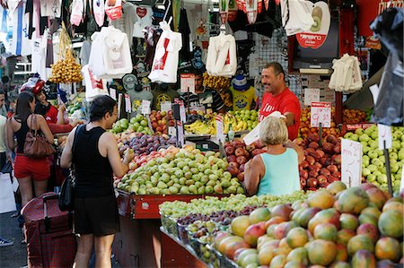 Shuk HaCarmel market, Tel Aviv, Israel, Middle East Stockbilder - Lizenzpflichtiges, Bildnummer: 841-06806280