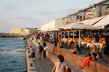 Tel Aviv's New Port filled with many bars, cafes, restaurant and boutiques, Tel Aviv, Israel, Middle East Photographie de stock - Rights-Managed, Code: 841-06806298