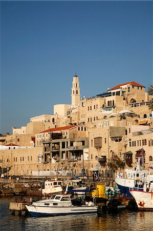 View over the port and Old Jaffa, Tel Aviv, Israel, Middle East Stock Photo - Rights-Managed, Code: 841-06806291