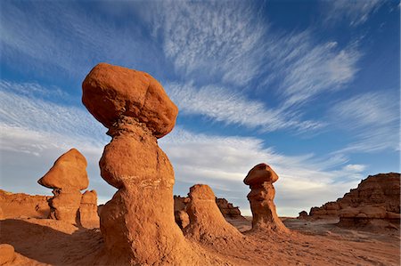 rock formation - Goblins (hoodoos), Goblin Valley State Park, Utah, United States of America, North America Stock Photo - Rights-Managed, Code: 841-06806384