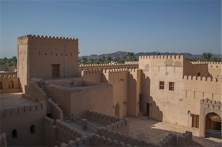 The Nizwa Fortress, Nizwa, Oman, Middle East Foto de stock - Direito Controlado, Número: 841-06806439