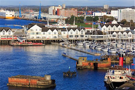 england city - Town Quay in Southampton Port, Hampshire, England, United Kingdom, Europe Photographie de stock - Rights-Managed, Code: 841-06806587