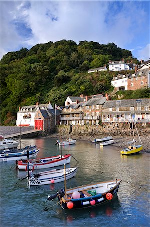 Picturesque fishing village of Clovelly on the North Devon Coast, England, United Kingdom, Europe Photographie de stock - Rights-Managed, Code: 841-06806714