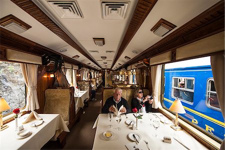 rail transport - The Hiram Bingham train to Aguas Calientes, Peru, South America Stock Photo - Rights-Managed, Code: 841-06806711