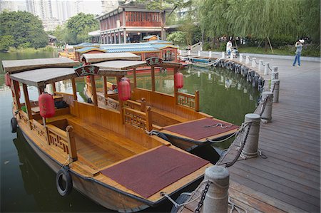 simsearch:841-06806729,k - Wooden boats at Liwan Park, Guangzhou, Guangdong, China, Asia Foto de stock - Con derechos protegidos, Código: 841-06806730