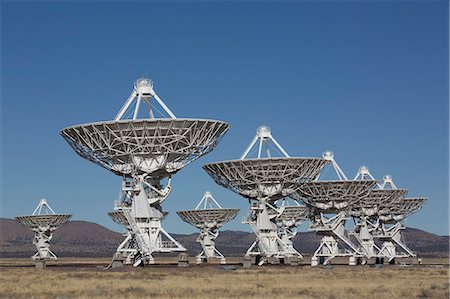 radiotelescopio vla - The Very Large Array, New Mexico, United States of America, North America Foto de stock - Con derechos protegidos, Código: 841-06806785