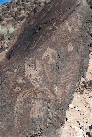 simsearch:841-06807195,k - Petroglyph National Monument, New Mexico, United States of America, North America Foto de stock - Direito Controlado, Número: 841-06806817
